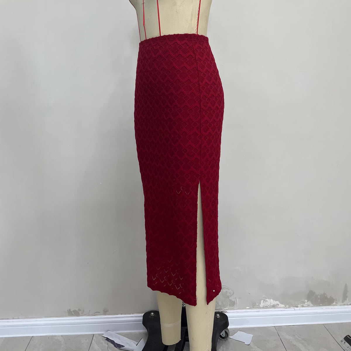 Long slit skirt for women
