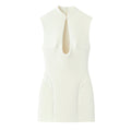 Commuting style elegant mini dress