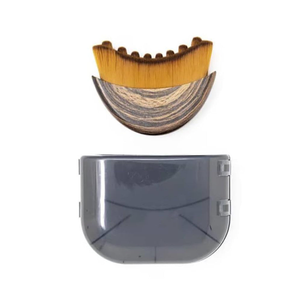 Lymphatic Contour Facial Brush Multi-Functional Arc Shaping Brush Neck Care Brush Professional Makeup Tool