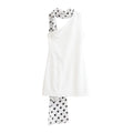 Spicy girl polka dot tie neck collar dress