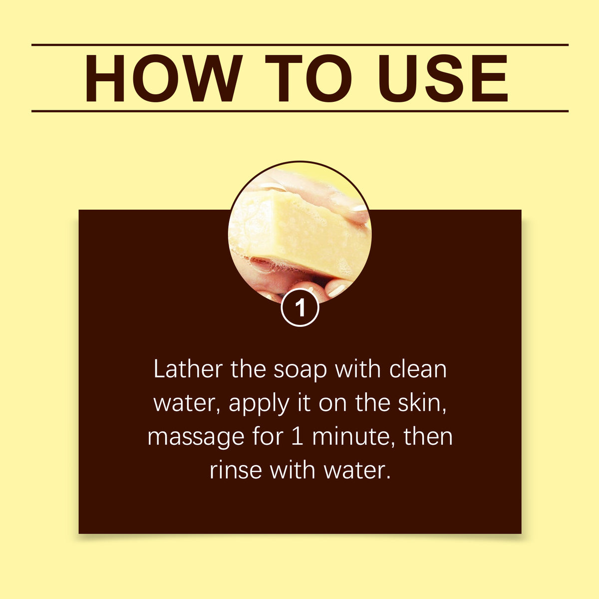 OceAura Lemon Herbal Vitamin C Soap Cleanser Body Skin Bath Mild Clean Refreshing Oil Control Skincare Soap