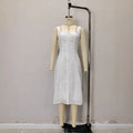 Slim fit sleeveless long dress