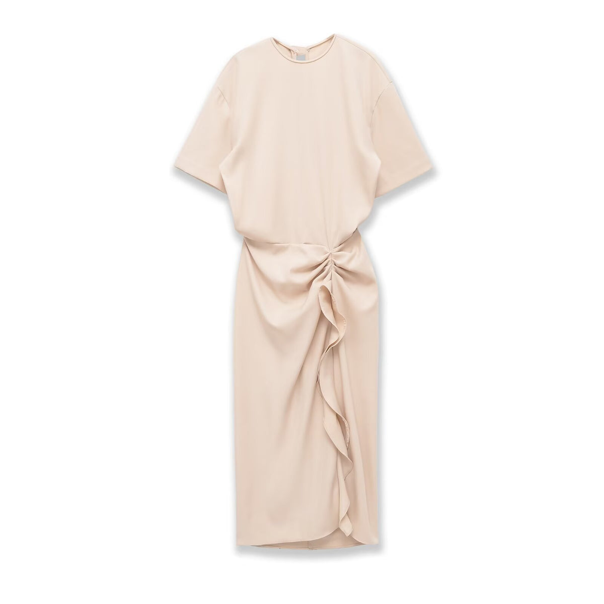 French design pleated flute dress