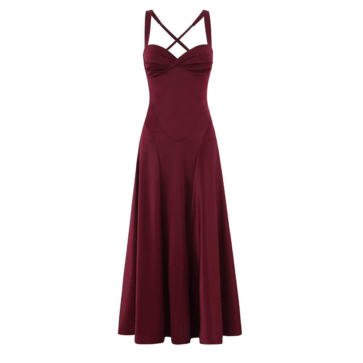 Backless slim fit camisole dress