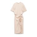 French design pleated flute dress